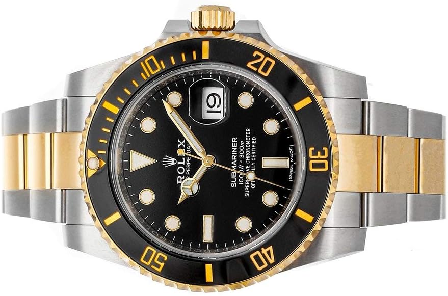 Rolex Submariner Date Black Dial Yellow Gold/Steel Mens Watch 116613LN-0001