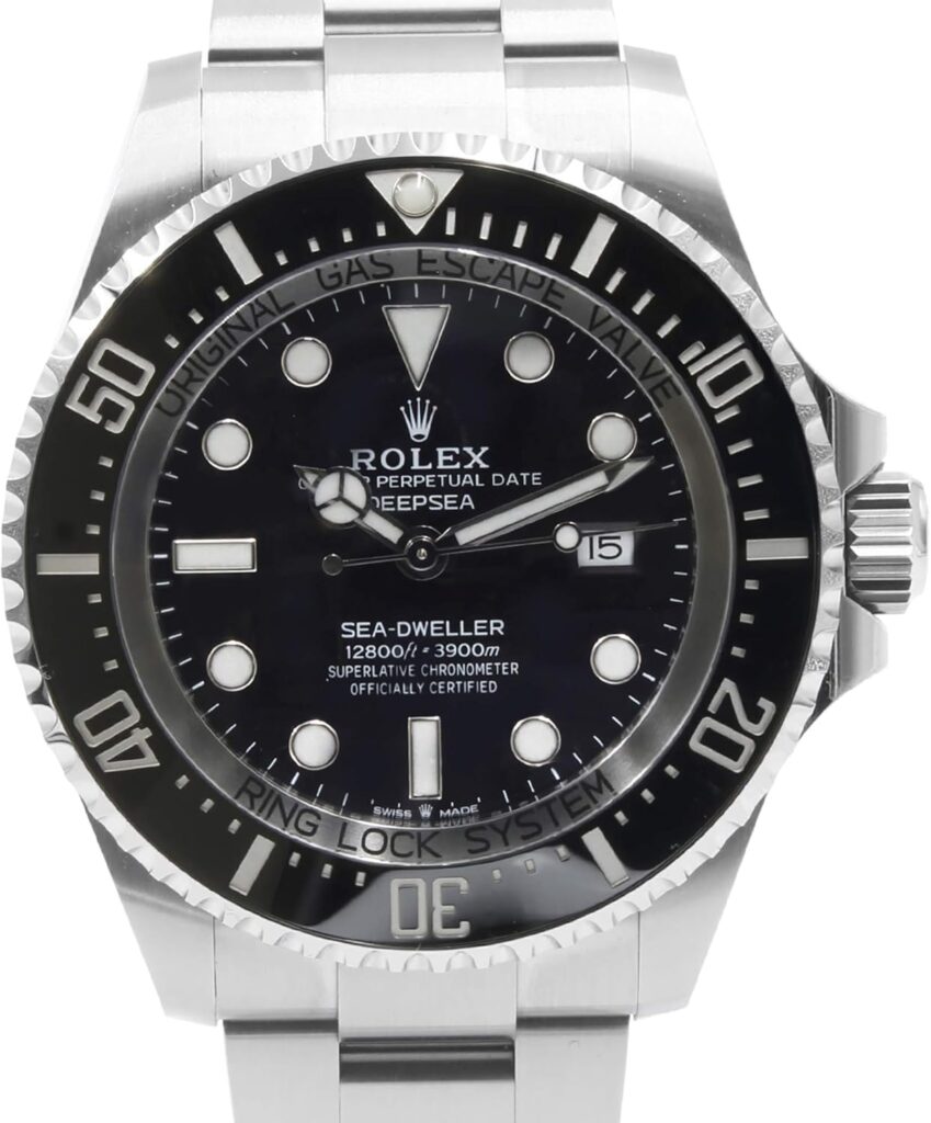 Rolex Deepsea Black Dial Automatic Mens Stainless Steel Oyster Watch 126660BKSO