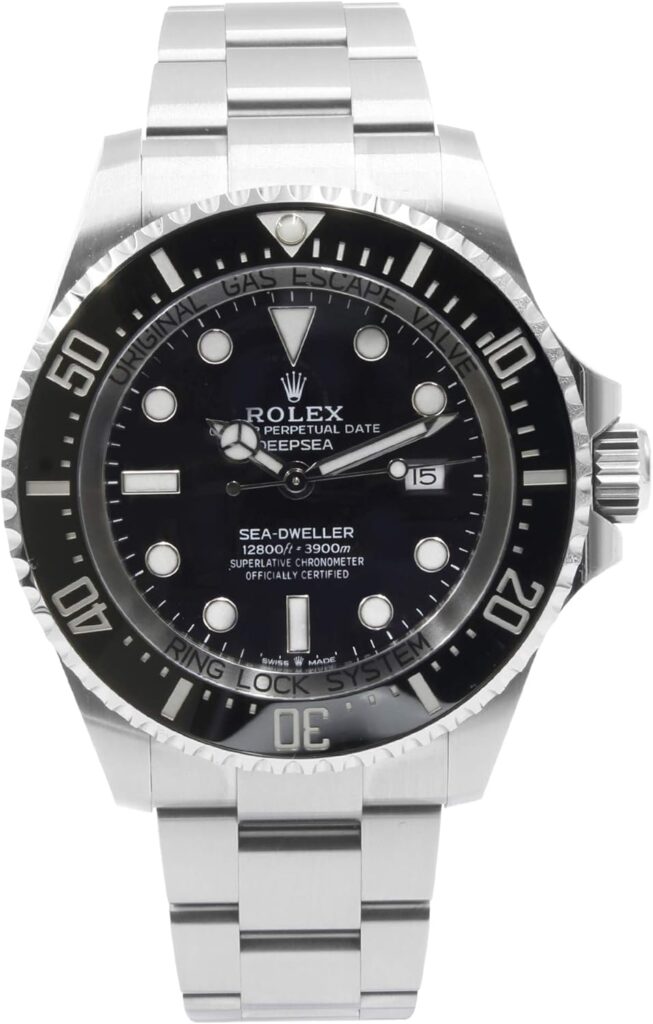 Rolex Deepsea Black Dial Automatic Mens Stainless Steel Oyster Watch 126660BKSO