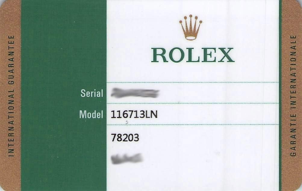 Rolex Used GMT-Master II Ref 116713 Black Dial